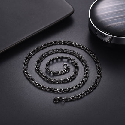 Classic Figaro Pattern Chain Necklace 5MM Width
