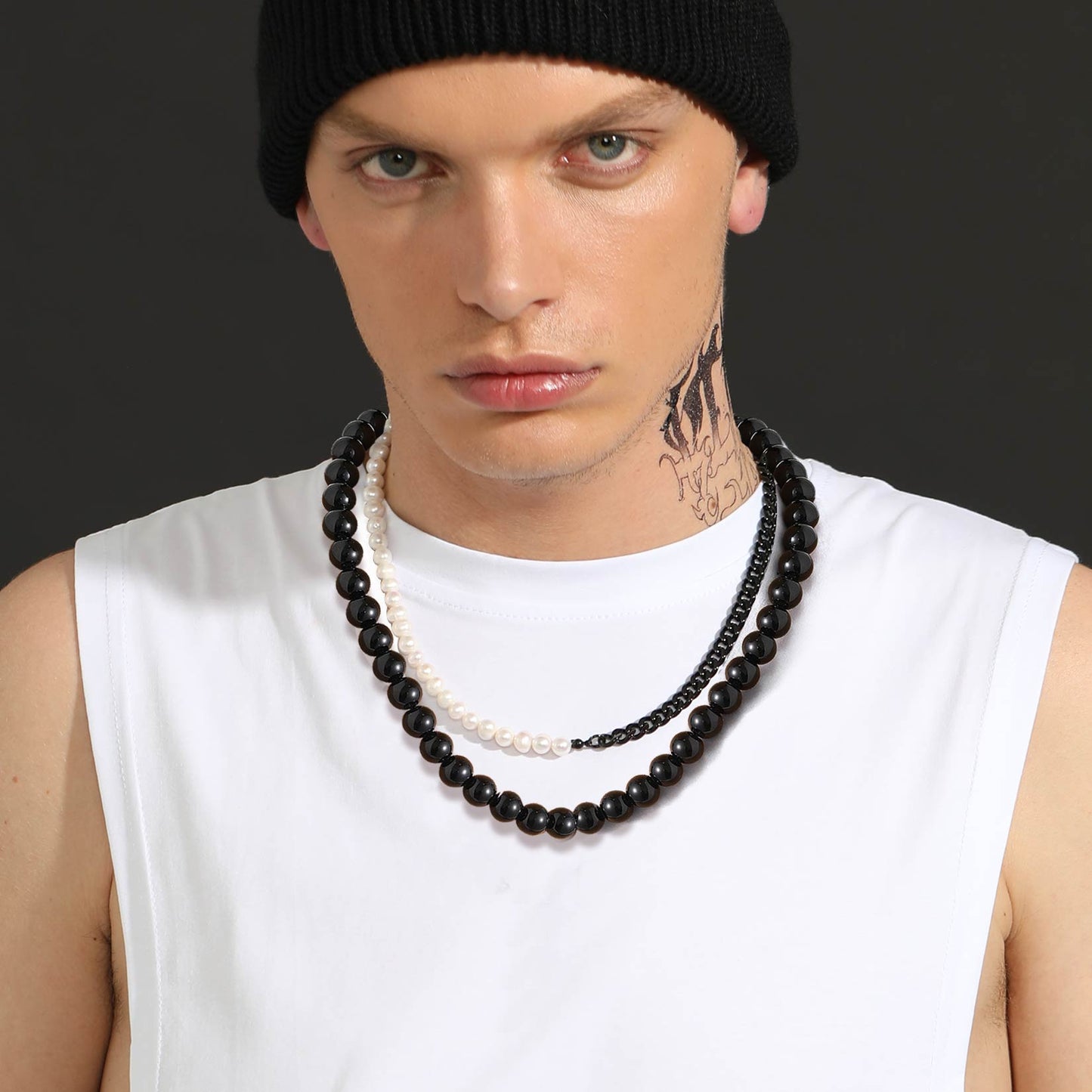  Freshwater Pearl Choker Necklace for Women Men