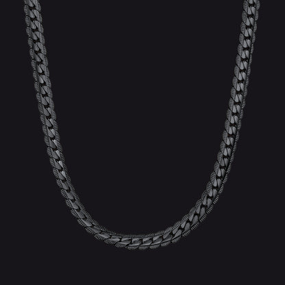 6MM Width Curb Chain Necklace for Men