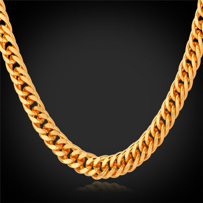 Classic Cuban Link Chain Necklace for Men