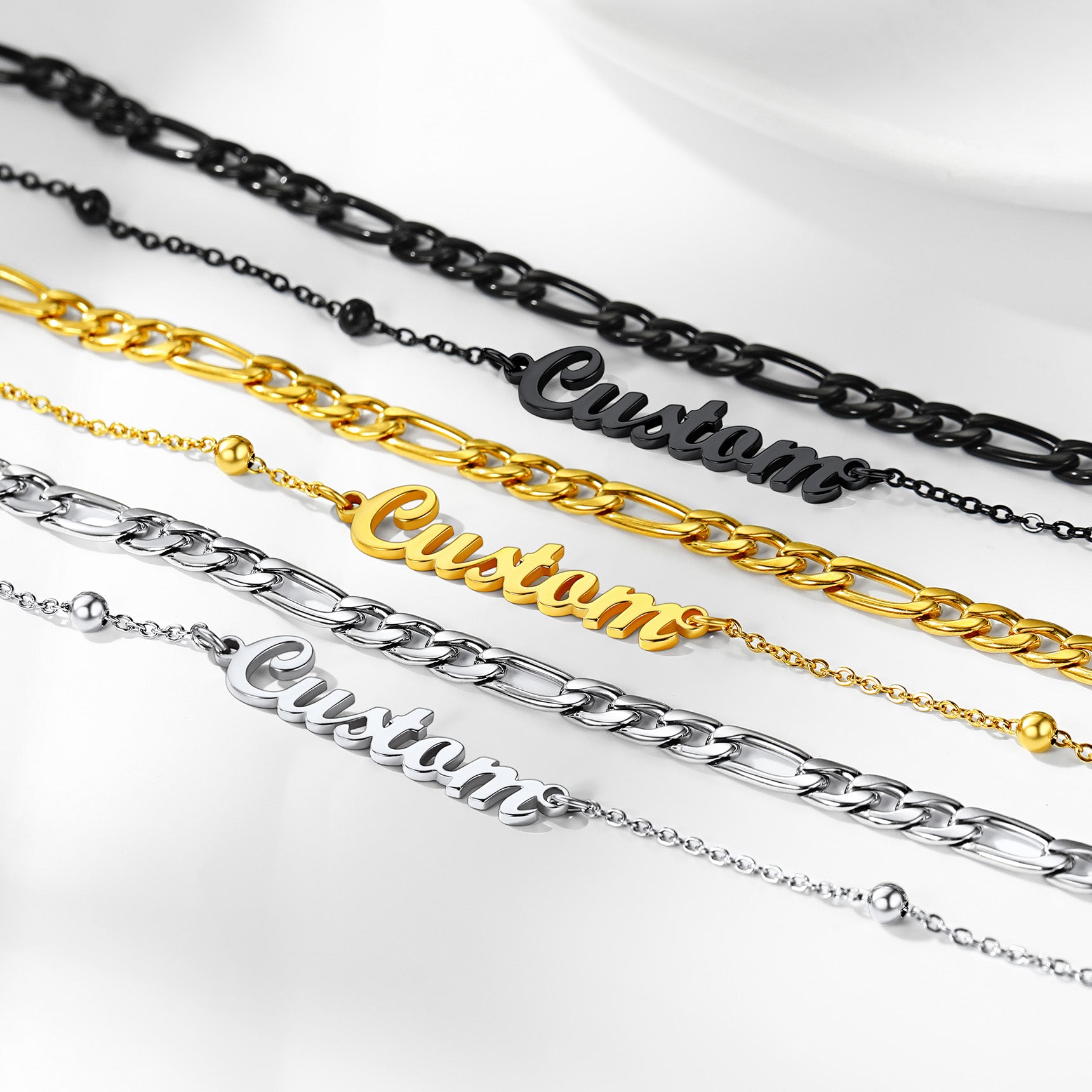 Argent sterling 6.5 mm Figaro Chaine de cheville – 22,9 cm – Mousqueton Argent sterling 6.5 mm Figaro Chaine de cheville – 22,9 cm – Mousqueton
