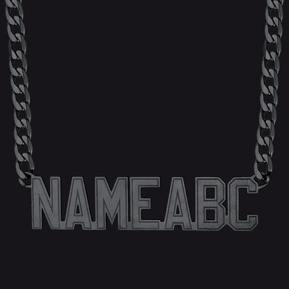 Personalized Nameplate Cuban Chain Necklace for Men