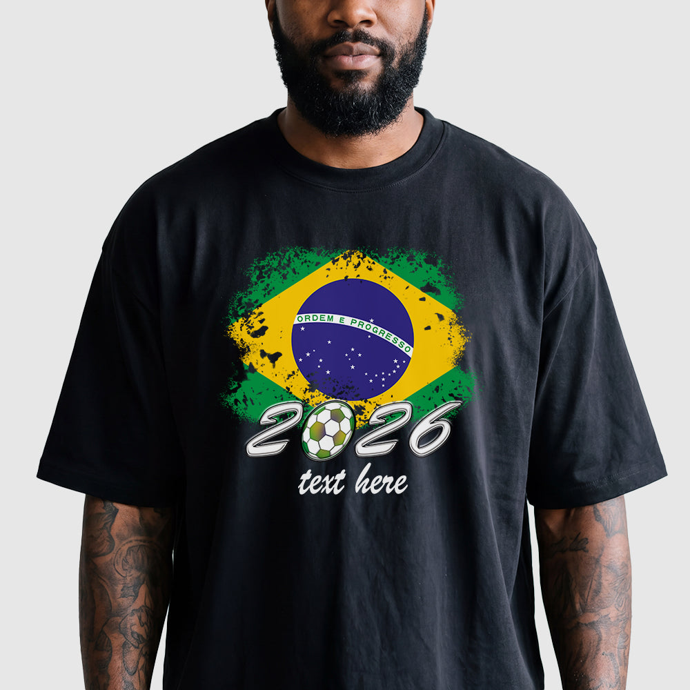 World Cup 2026 National Flag Soccer T-Shirt Custom Football Fan Tee for Men Womenimg