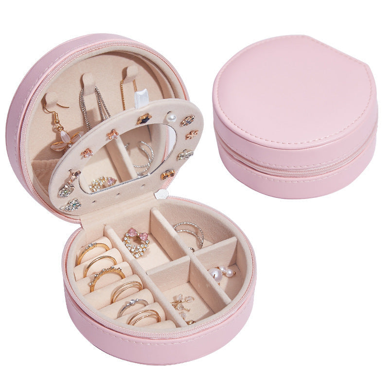 Round Organizer Gift Box Travel Case