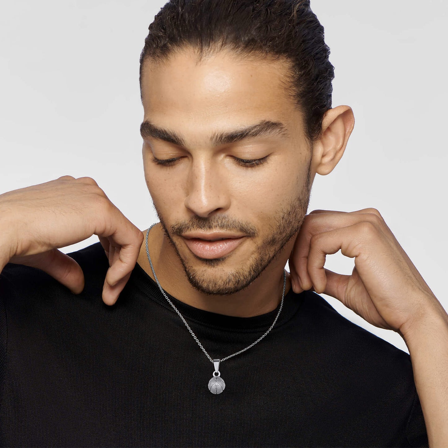  Basketball Necklace Sports Pendants for Men Ball Fans