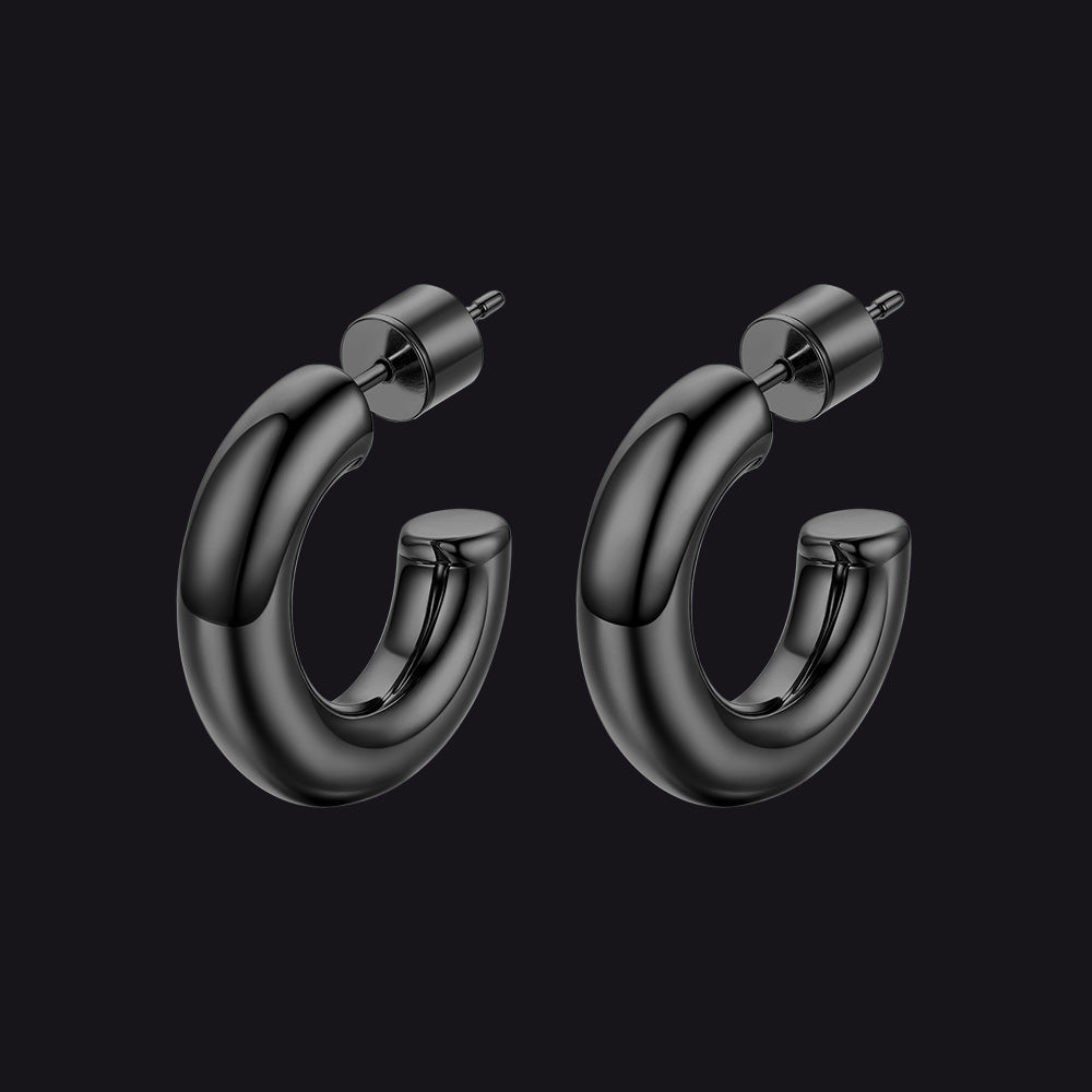 20/30/40/60/80mm Large Thin Hoop Earrings for Women