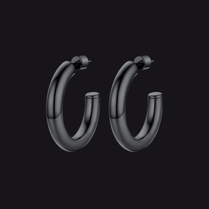 20/30/40/60/80mm Large Thin Hoop Earrings for Women