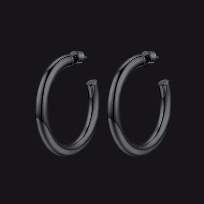 20/30/40/60/80mm Large Thin Hoop Earrings for Women