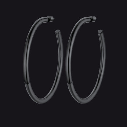 20/30/40/60/80mm Large Thin Hoop Earrings for Women
