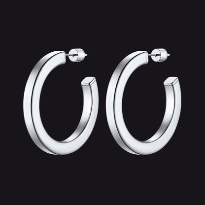 20/30/40/60/80mm Minimalist Hoop Earrings for Women