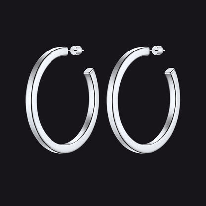 20/30/40/60/80mm Minimalist Hoop Earrings for Women