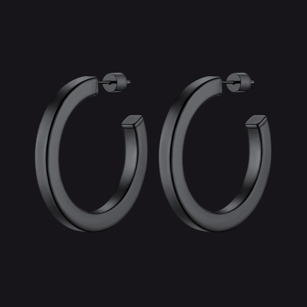 20/30/40/60/80mm Minimalist Hoop Earrings for Women