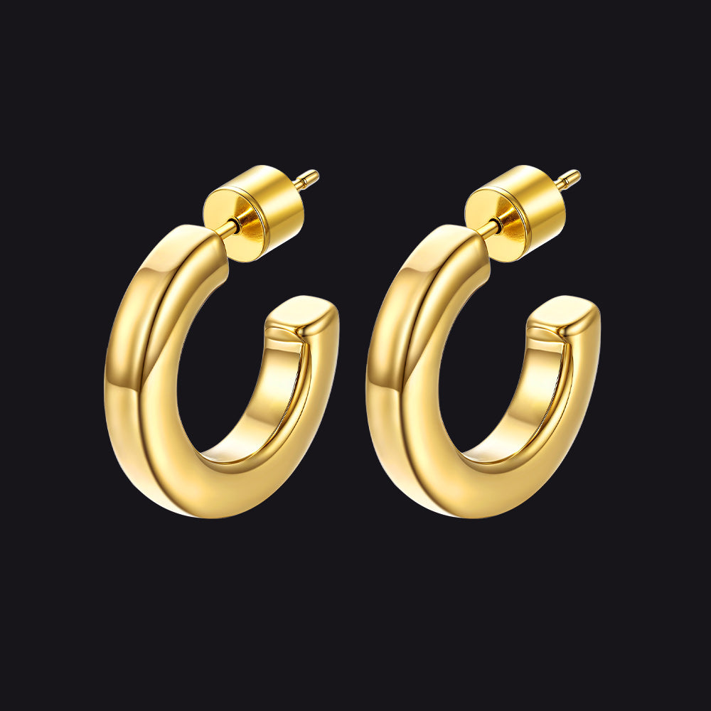 20/30/40/60/80mm Minimalist Hoop Earrings for Women