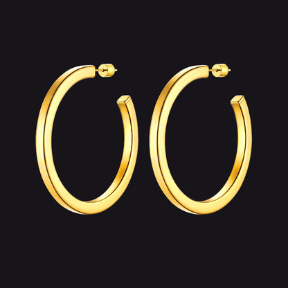 20/30/40/60/80mm Minimalist Hoop Earrings for Women