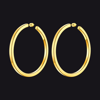 20/30/40/60/80mm Minimalist Hoop Earrings for Women