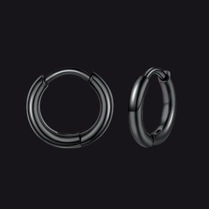 Stainless Steel Small Huggie Hoop Earrings for Men Women