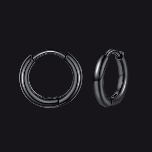 Stainless Steel Small Huggie Hoop Earrings for Men Womenimg