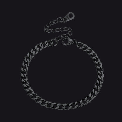 4MM Cuban Chain Link Bracelet