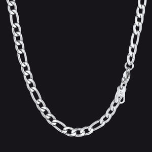 5MM Figaro Chain Necklace for Men Women