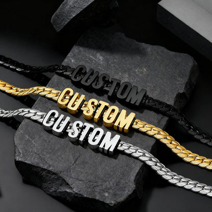 8MM Custom Name Cuban Chain Necklace