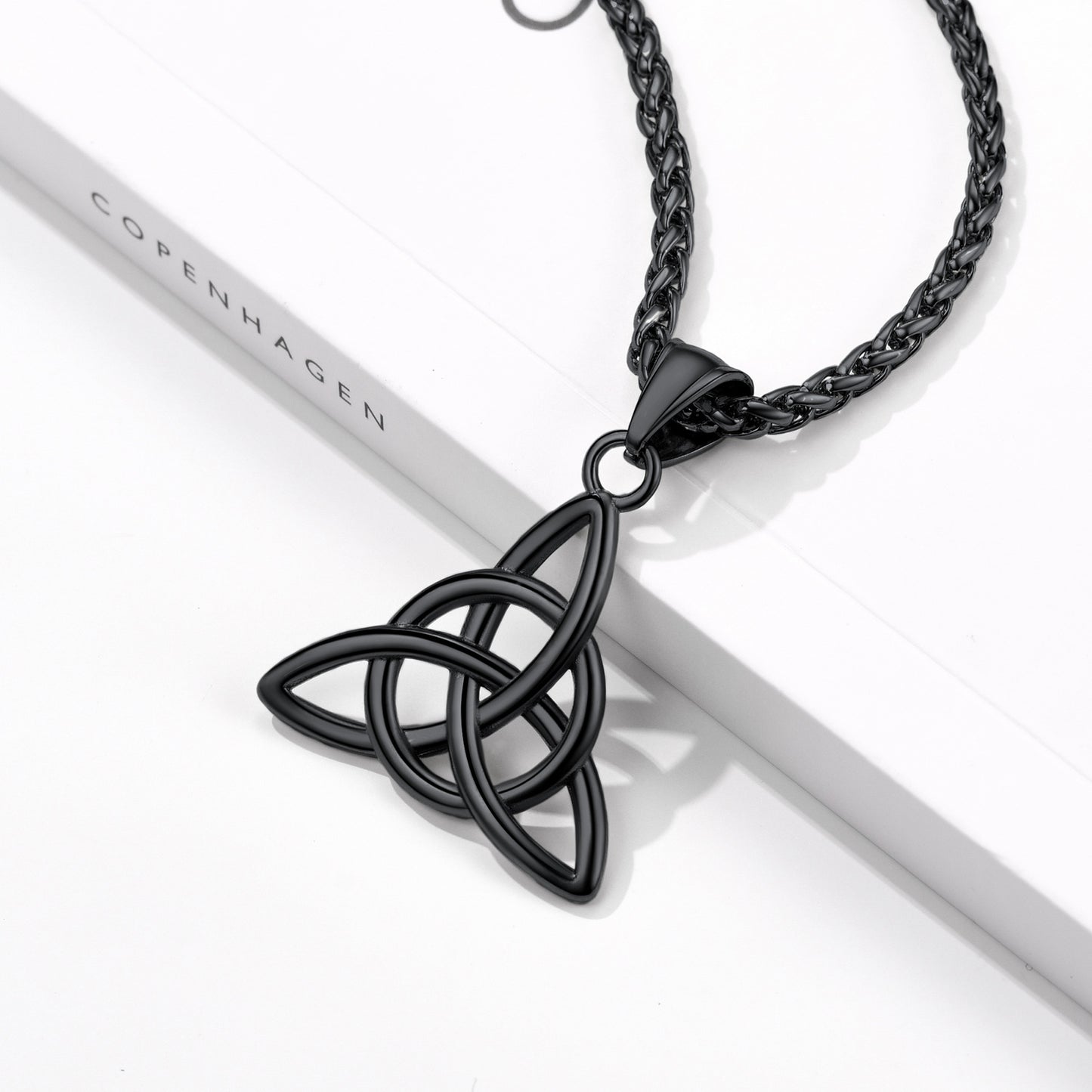 Celtic Trinity Knot Pendant Necklace FaithHeart