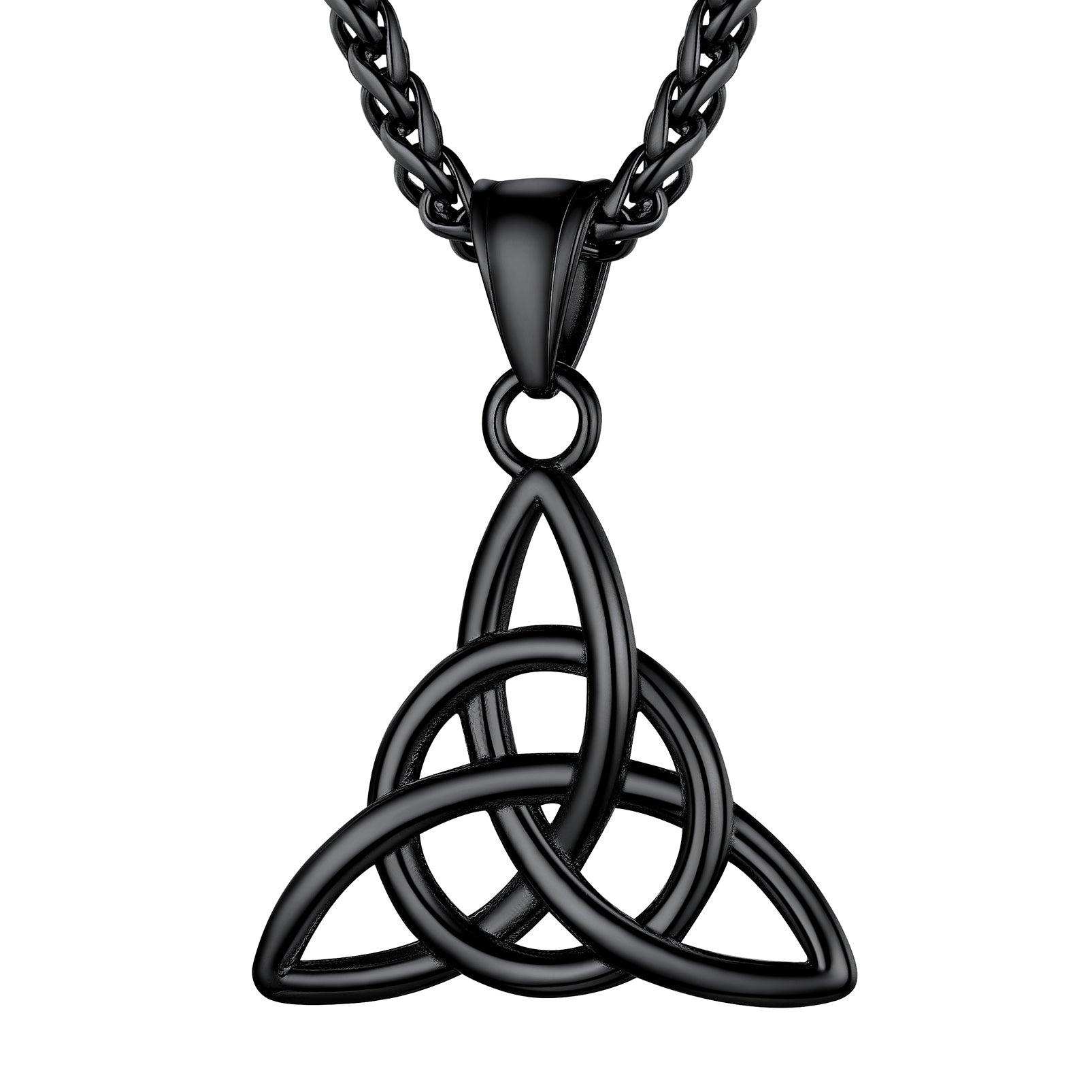 Celtic Trinity Knot Pendant Necklace FaithHeart