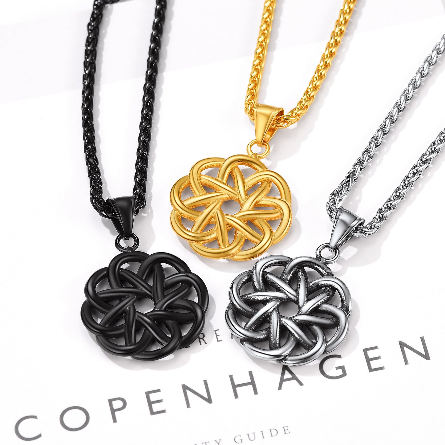 Irish Celtic Knot Necklace For Women/Men FaithHeart