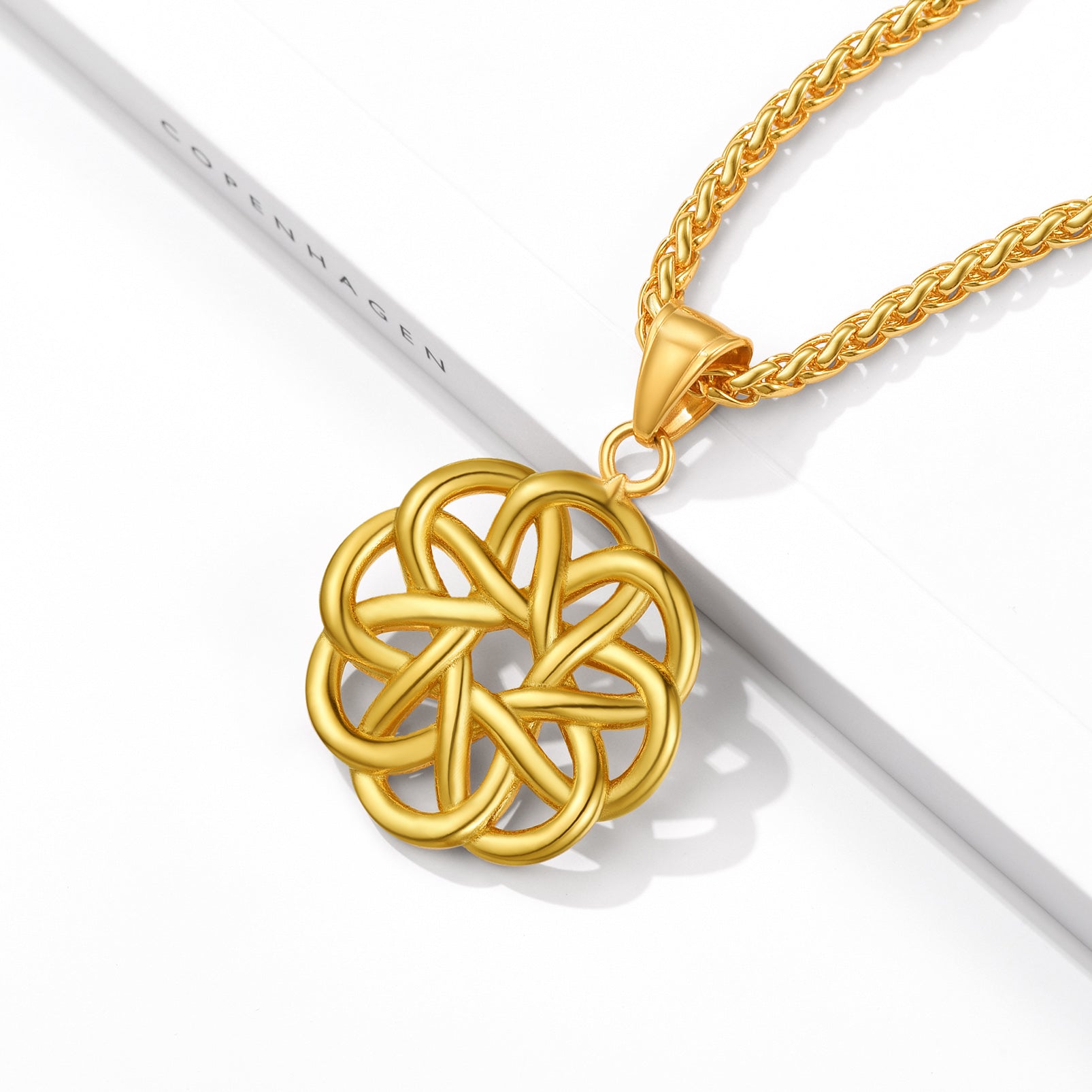 Irish Celtic Knot Necklace For Women/Men FaithHeart