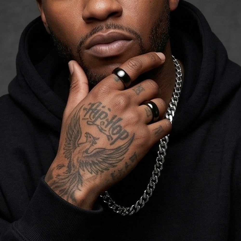  6mm Minimalist Plain Band Ring for Men Women