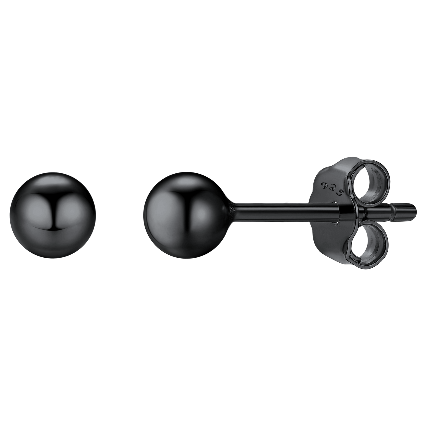 S925 Silver Minimalist Ball Stud Earrings for Women