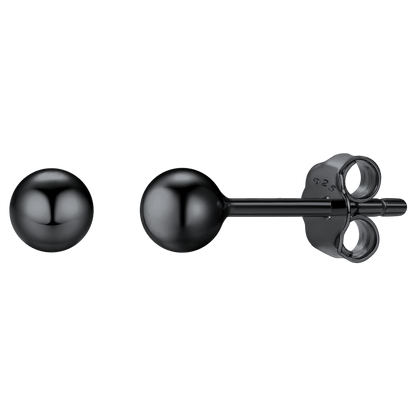 S925 Silver Minimalist Ball Stud Earrings for Women