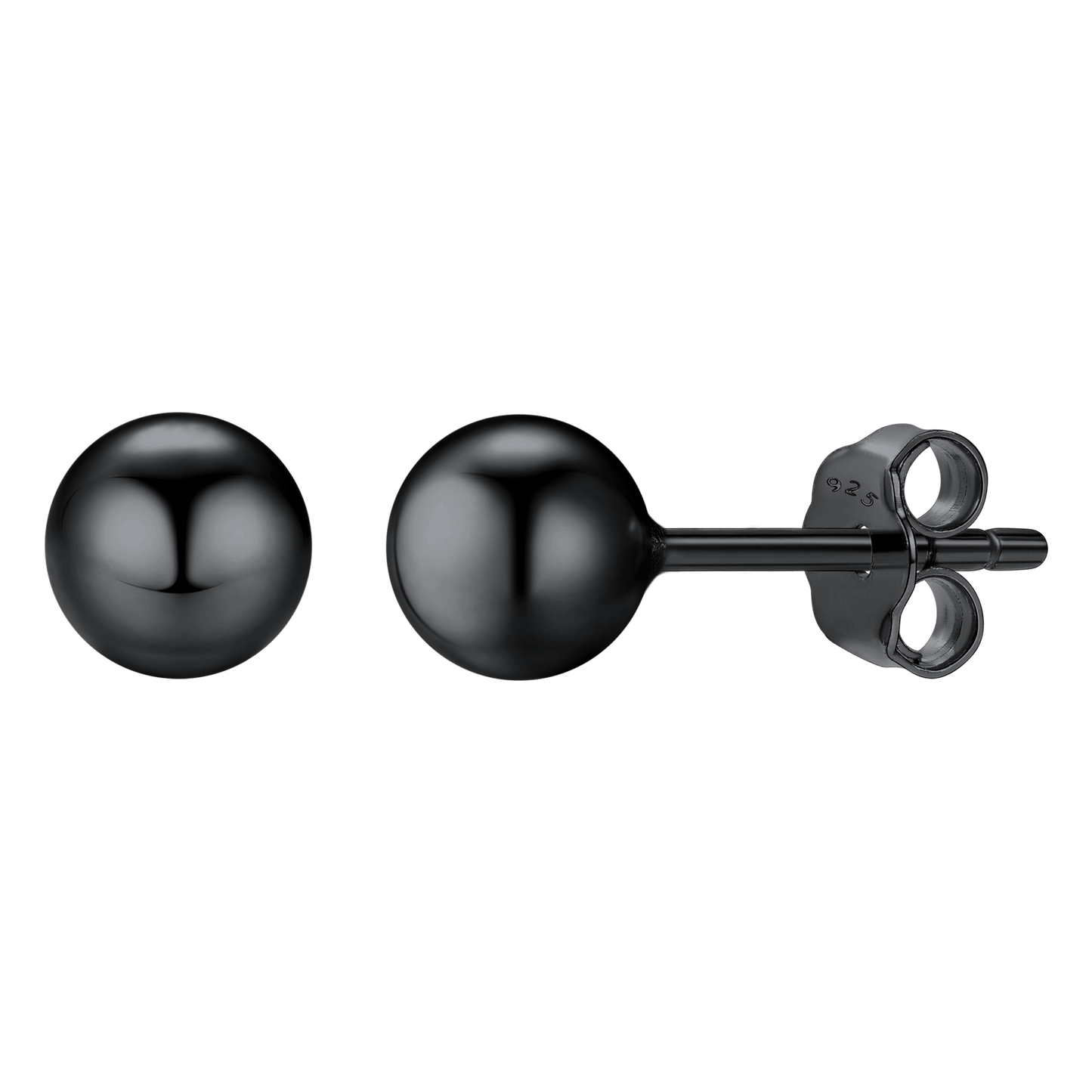 S925 Silver Minimalist Ball Stud Earrings for Women