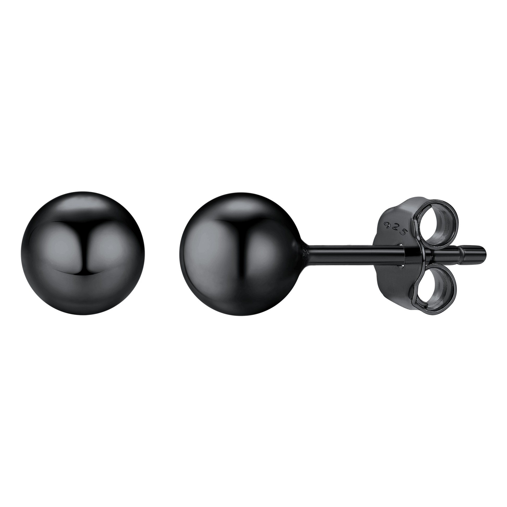S925 Silver Minimalist Ball Stud Earrings for Women