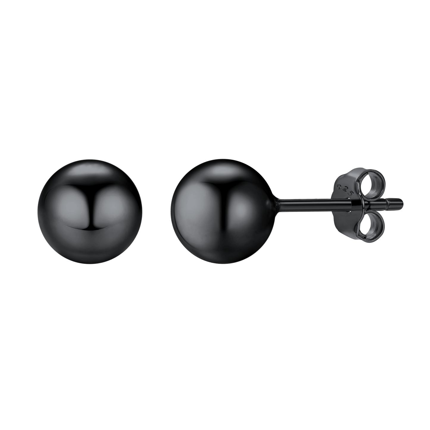S925 Silver Minimalist Ball Stud Earrings for Women