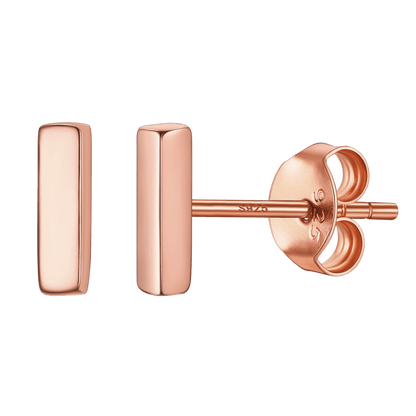 Sterling Silver Tiny Initial Letter Earrings Alphabet Studs for Women Girls Men