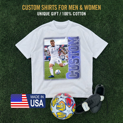 Personalized Soccer T-Shirt 2026 Football Event for Men Players and Fans