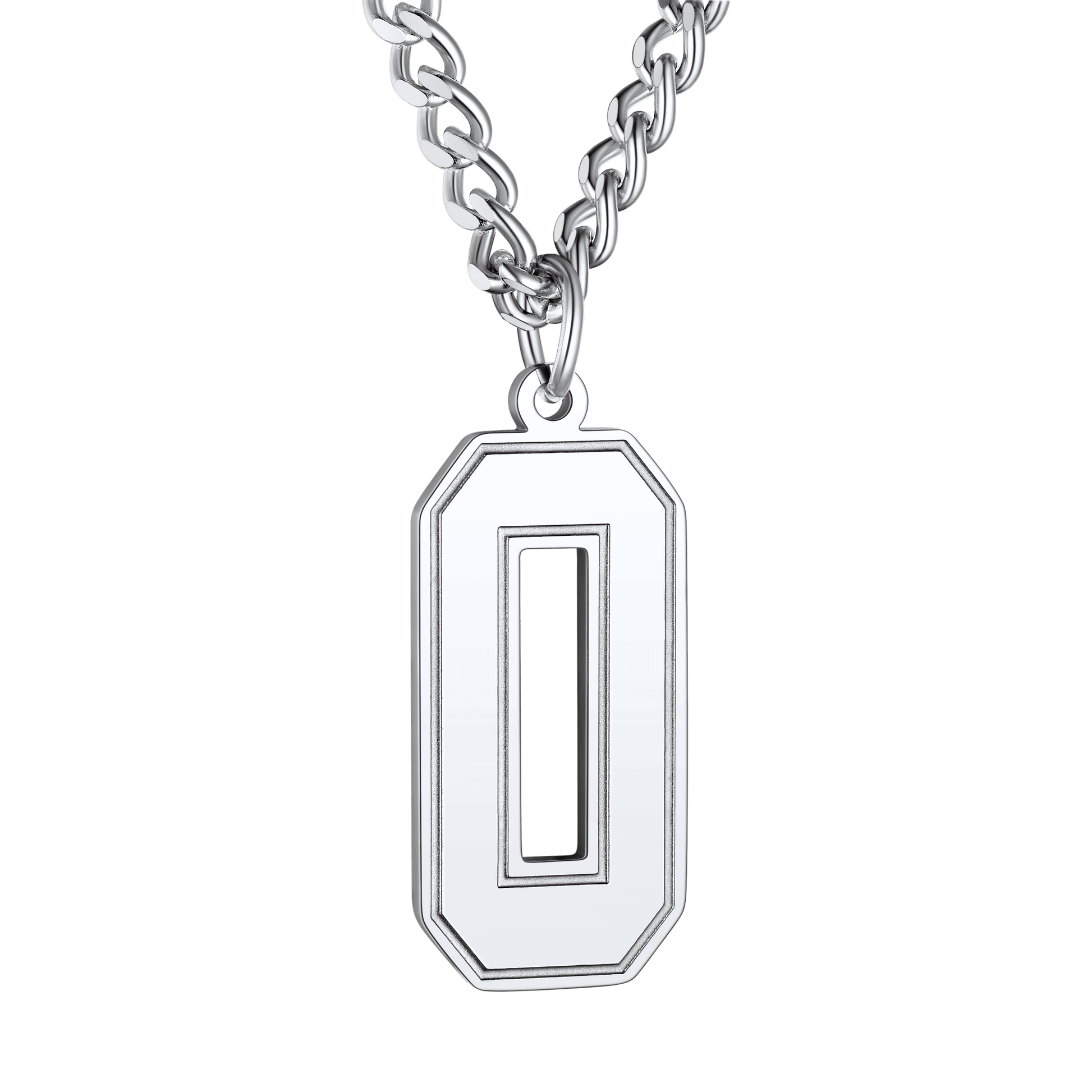 Personalized Sports Jersey Number Chain Necklace  Fans Pendant