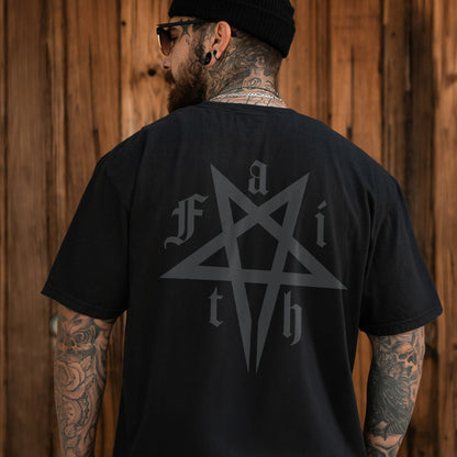 Gift for men-Punk Black Dark Surge Killstar T-shirt