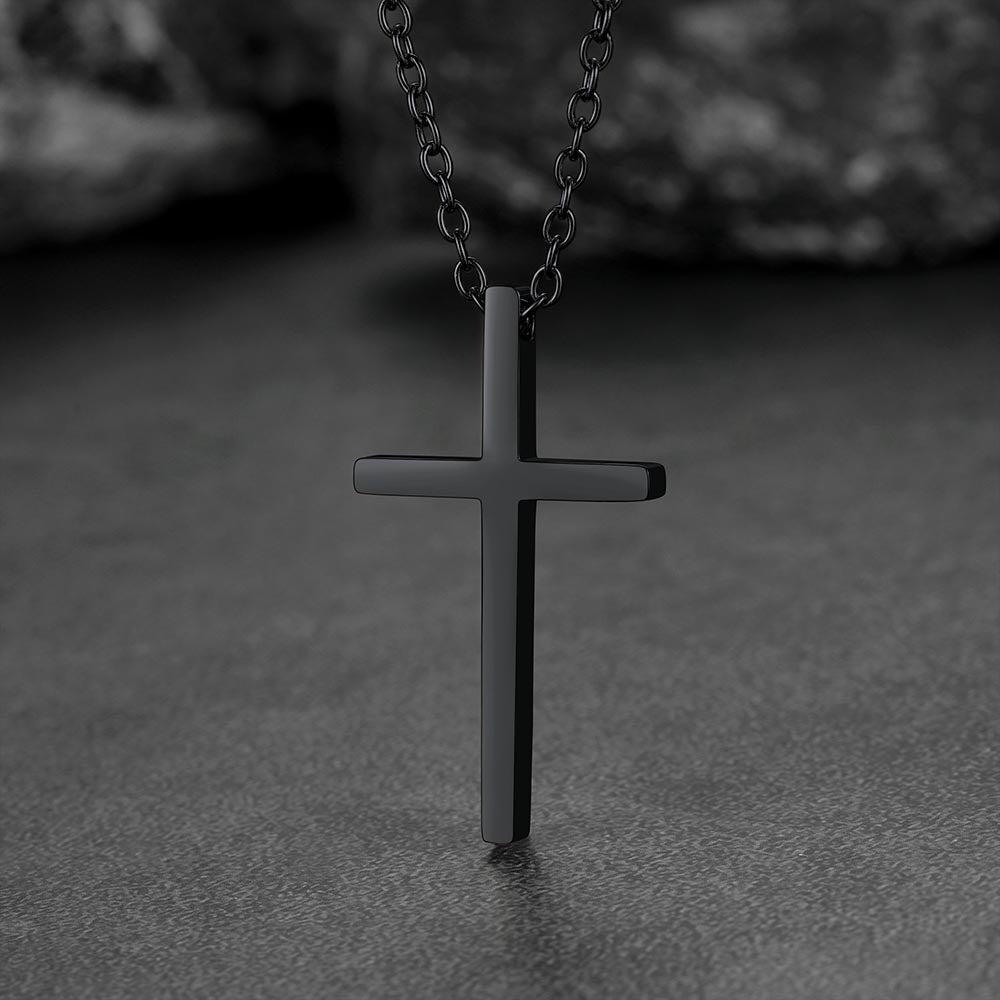 FaithHeart Classic Cross Necklace For Men/Women FaithHeart