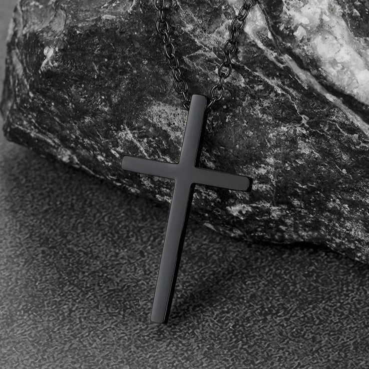 FaithHeart Classic Cross Necklace For Men/Women FaithHeart