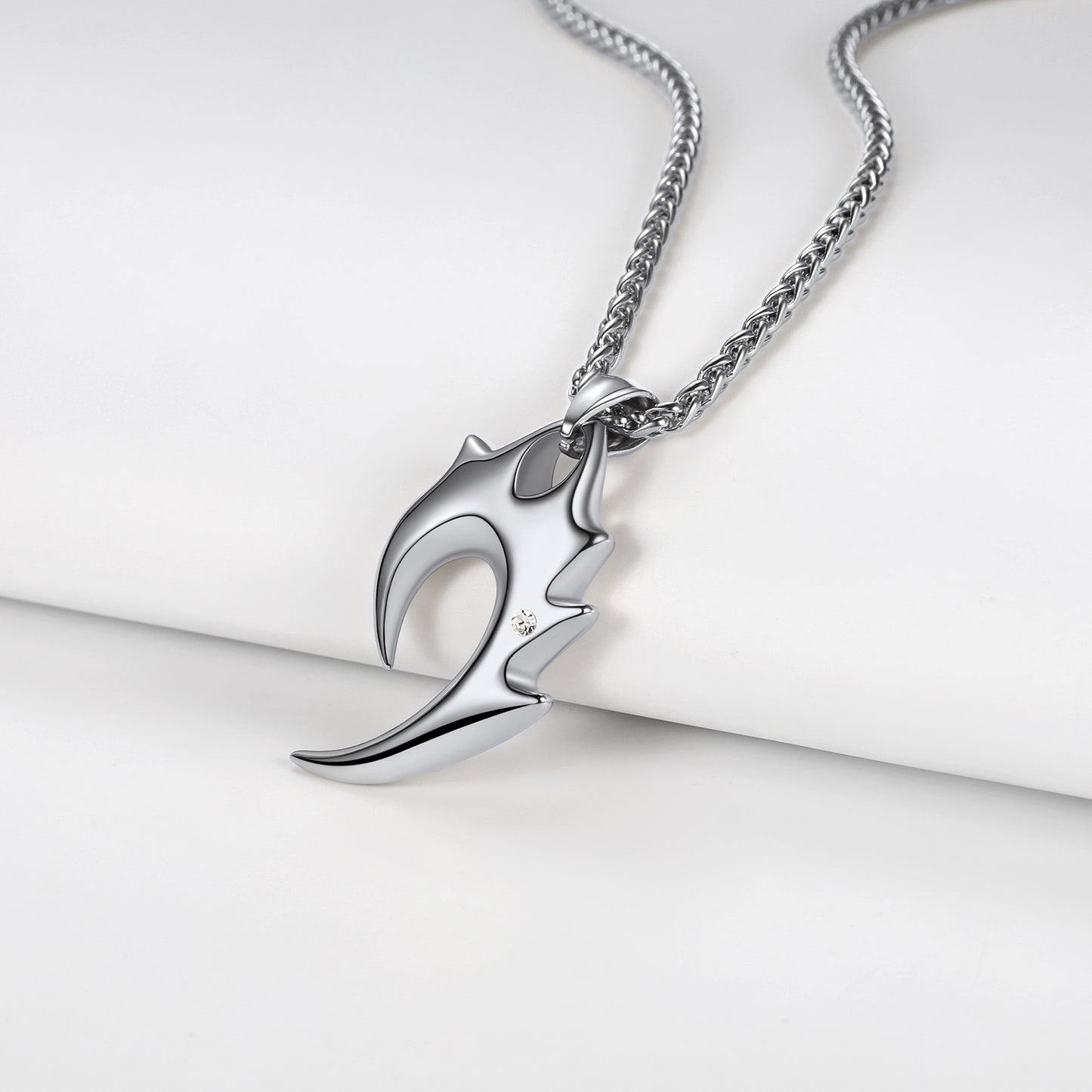 FaithHeart Wolf Viking Nordic Stainless Steel Pendant Necklaces FaithHeart Jewelry