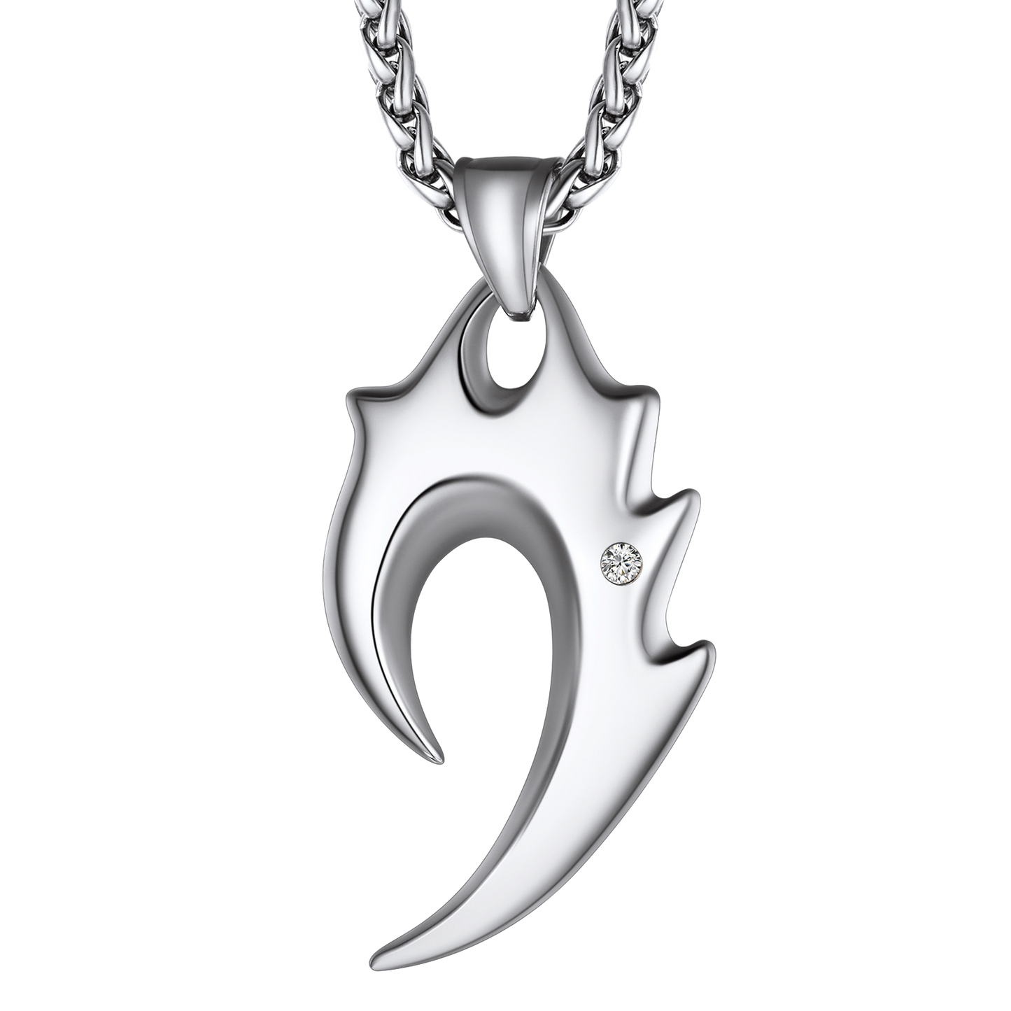 FaithHeart Wolf Viking Nordic Stainless Steel Pendant Necklaces FaithHeart Jewelry
