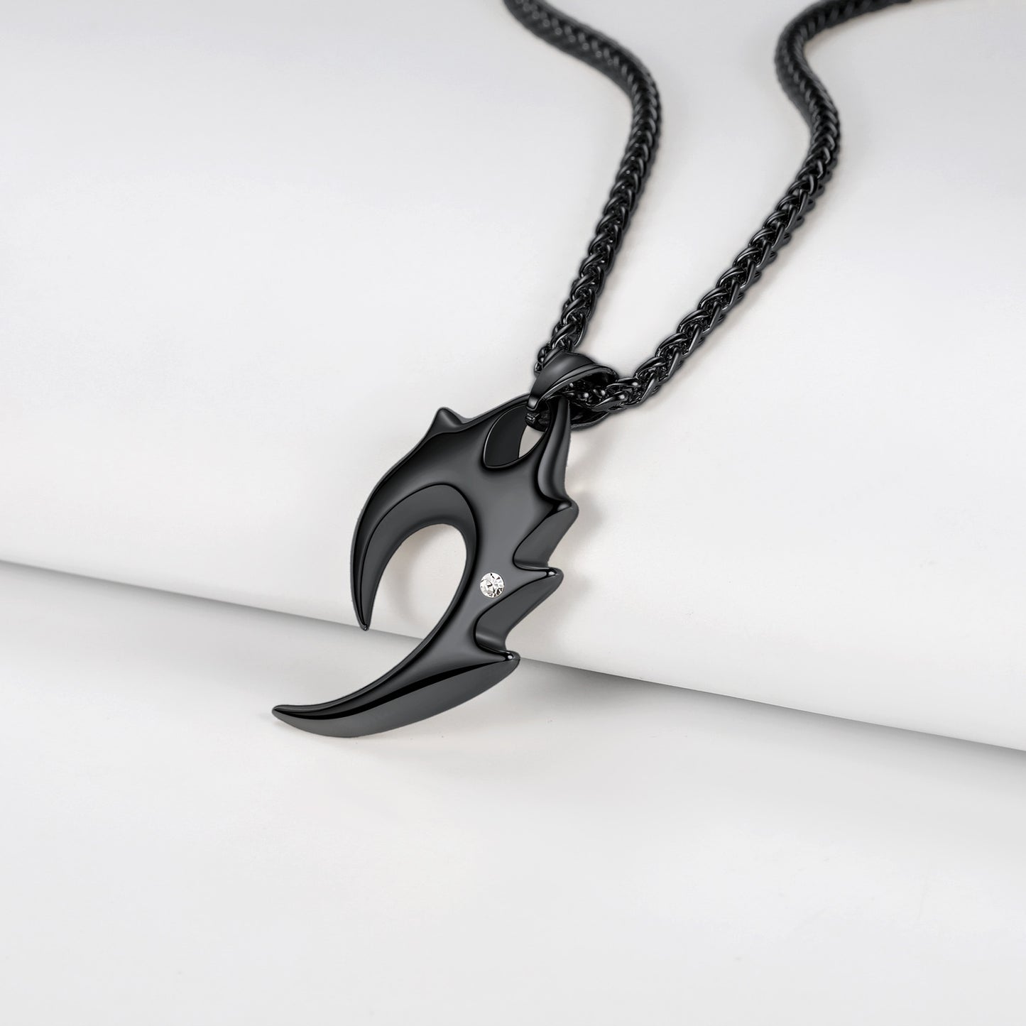 FaithHeart Wolf Viking Nordic Stainless Steel Pendant Necklaces FaithHeart Jewelry