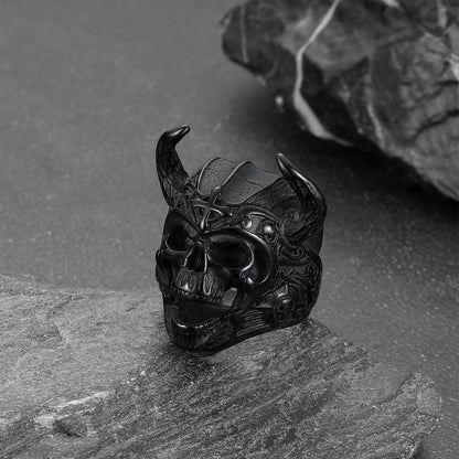 Punk Masculine Biker Skull Halloween Rings for Men