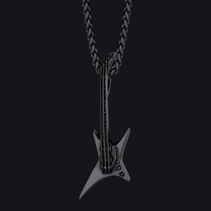 Rock Guitar Pendant Music Necklace for Men Boys