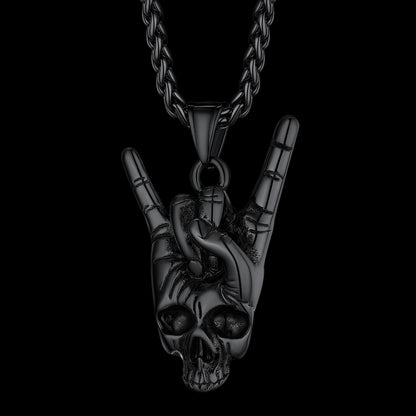 Rock Hand  Necklace