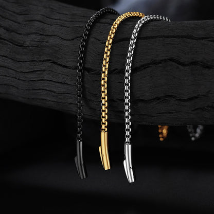 Rolo Cable Chain Necklace for Men, 2.5/3MM Width