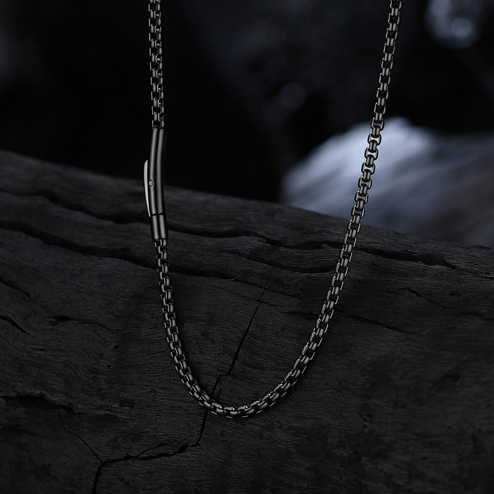 Rolo Cable Chain Necklace for Men, 2.5/3MM Width