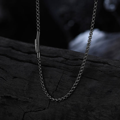 Rolo Cable Chain Necklace for Men, 2.5/3MM Width