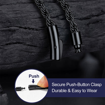 Rope Chain Link Bracelet for Men, 2mm / 3mm / 4mm / 5mm Width